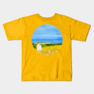 There's A Ghost In The Wheat Field Kids T-Shirt